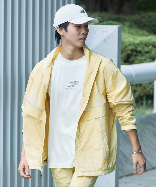 NEW BALANCE(ニューバランス)の「NB Grey ロゴ Tシャツ(Tシャツ/カットソー・メンズ・アイボリー/ダークグレー・XX-LARGE/X-LARGE/LARGE/MEDIUM/SMALL)」の19枚目の写真