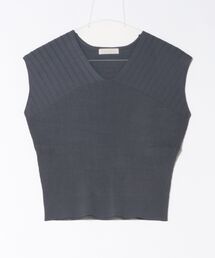 12Twelve Agenda（トゥエルブ　アジェンダ）の「Vネックリブ切替ニットプルオーバー（ニット/セーター）」