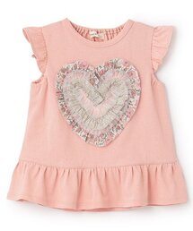 sense of wonder | リバティフリルハート袖なしTシャツ(Tシャツ/カットソー)