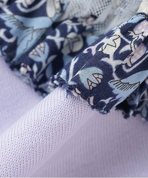 sense of wonder（センスオブワンダー）の「リバティフリルハート袖なしTシャツ（Tシャツ/カットソー・キッズ・レッド/オフホワイト/ピンク/ラベンダー・130cm/110cm/120cm/80ｃｍ/90cm/100cm）」の13枚目の写真