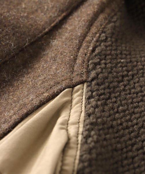 STUMBLY(スタンブリー)の「STUMBLY / CPO/mods combination CT(CPOモッズコンビネーションコート 535-1252906)(モッズコート・レディース・チャコールグレー/カーキ・36)」の14枚目の写真