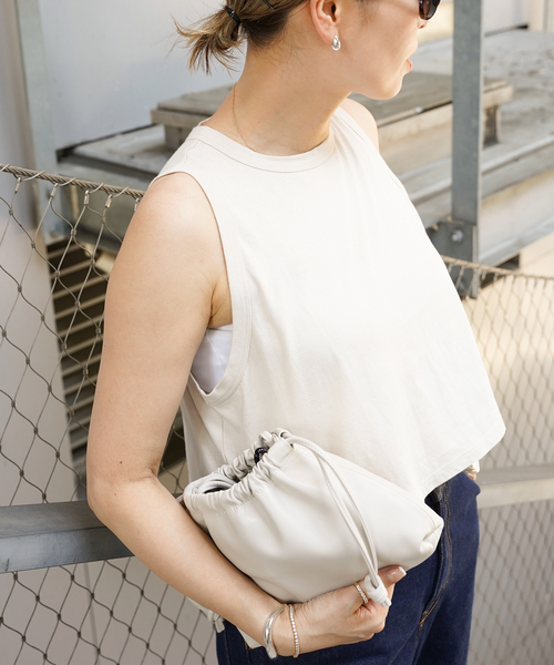 Deuxieme Classe　【CELERI】CROPPED タンクトップ CELERI/セルリ】CROPPED タンクトップ（タンクトップ