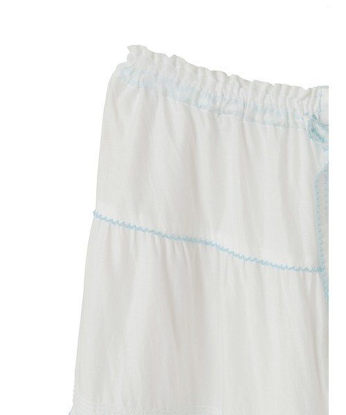 ローンフリルティアードスカート（スカート）｜PINK HOUSE