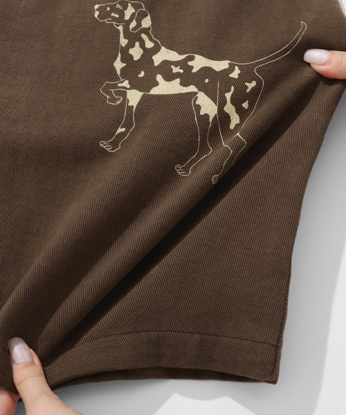 KRIFF MAYER Lady's Collection（クリフメイヤーレディースコレクション）の「【綿100%】レタリングスカート（スカート・レディース・カーキ/アイボリー/チャコール/ダークブラウン/キャメル・LARGE/MEDIUM）」の17枚目の写真