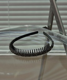 VIBGYOR Women | 【resonance】キラキラ ラインストーン コームカチューシャ【オケージョン】(カチューシャ)