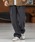 CAMBIO�i�J���r�I�j�́ump13866-Stripe Denim Two Tuck Wide Belted Pants �X�g���C�v�f�j���p���c�i�f�j���p���c�j�v�b�u���b�N