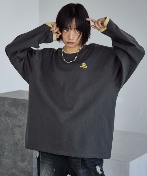 セール】《UNISEX》レイヤードルーズロンT（Tシャツ/カットソー
