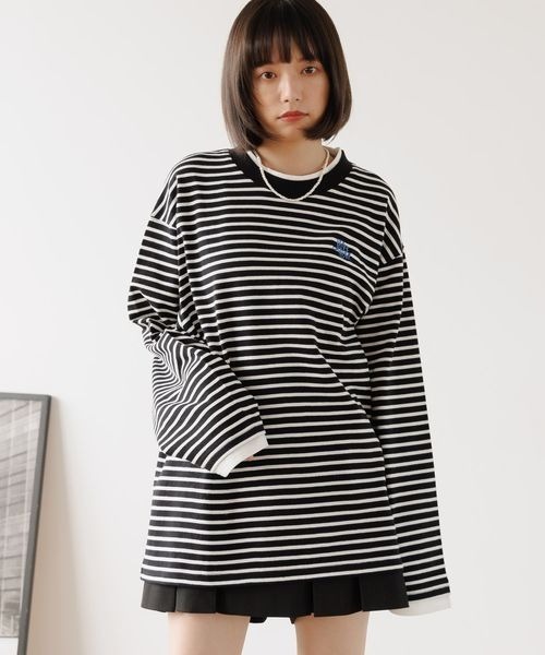 UNISEX》レイヤードルーズロンT（Tシャツ/カットソー）｜PBLIM