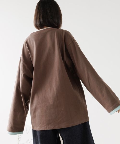 UNISEX》レイヤードルーズロンT（Tシャツ/カットソー）｜PBLIM（ページ