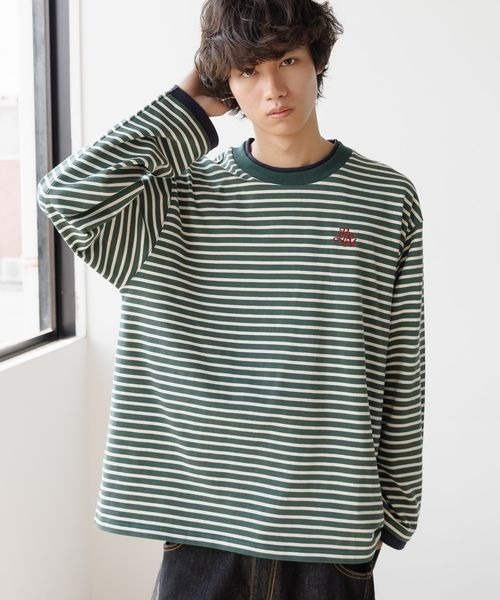 PBLIM(ページボーイリム)の「《UNISEX》レイヤードルーズロンT(Tシャツ/カットソー・レディース・グリーン系その他/ブラック系その他/ブラウン/チャコールグレー・FREE)」の21枚目の写真