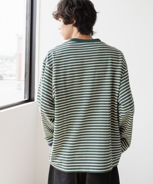 PBLIM(ページボーイリム)の「《UNISEX》レイヤードルーズロンT(Tシャツ/カットソー・レディース・グリーン系その他/ブラック系その他/ブラウン/チャコールグレー・FREE)」の22枚目の写真