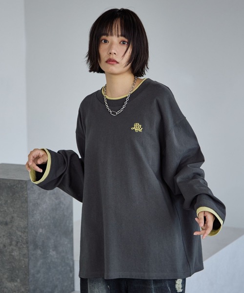 afbロンティ UNISEX》レイヤードルーズロンT（Tシャツ/カットソー）｜PBLIM（ページ