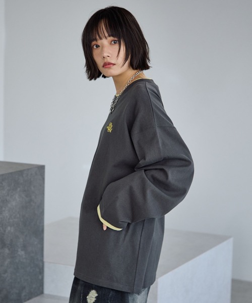 UNISEX》レイヤードルーズロンT（Tシャツ/カットソー）｜PBLIM（ページ
