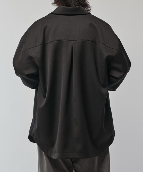 Lui's（ルイス）の「ドットシャツブルゾン（シャツ/ブラウス・メンズ・ベージュ/ブラック・FREE）」の6枚目の写真