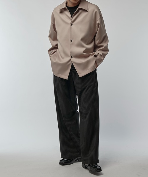 Lui's（ルイス）の「ドットシャツブルゾン（シャツ/ブラウス・メンズ・ベージュ/ブラック・FREE）」の18枚目の写真