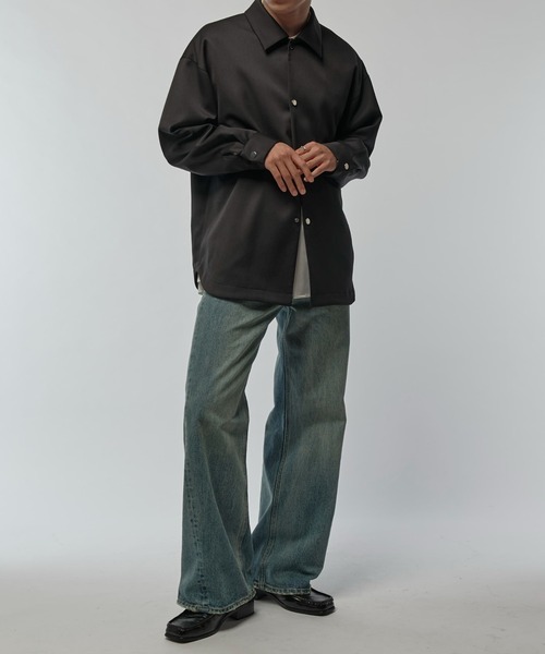 Lui's（ルイス）の「ドットシャツブルゾン（シャツ/ブラウス・メンズ・ベージュ/ブラック・FREE）」の16枚目の写真