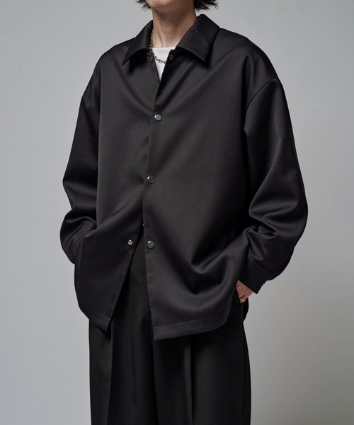 Lui's（ルイス）の「ドットシャツブルゾン（シャツ/ブラウス・メンズ・ベージュ/ブラック・FREE）」の20枚目の写真