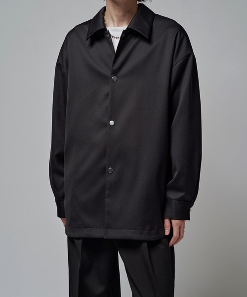 Lui's（ルイス）の「ドットシャツブルゾン（シャツ/ブラウス・メンズ・ベージュ/ブラック・FREE）」の21枚目の写真