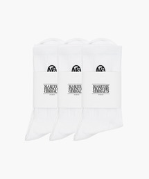 MARITHE + FRANCOIS GIRBAUD（マリテフランソワジルボー）の「3PACK EMBROIDERY SOCKS（ソックス/靴下）」