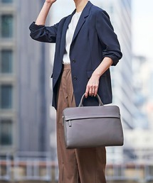 HIGHTIDE（ハイタイド）の「TRION トライオン レザー 薄マチブリーフ ブリーフケース カバン A4 13インチPC対応（ビジネスバッグ）」