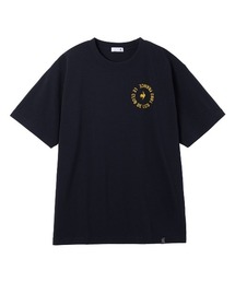 【ルコックスポルティフ】吸汗速乾/UVカットコットンライクポリエステルバックプリント半袖Tシャツ