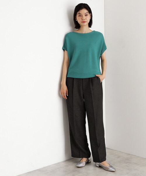 THE SHOP TK (ザ ショップ ティーケー )の「パナマパンツ【洗える】(その他パンツ・レディース・ベージュ/スミクロ・12/13)」の9枚目の写真