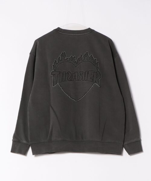 THRASHER(スラッシャー)の「THRASHER/スラッシャー スウェット トレーナー 254TH2TR061(スウェット・レディース・アイボリー/ブラック・M/L)」の3枚目の写真