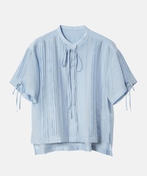 LE CIEL BLEU（ルシェルブルー）の「プリーテッドシャツ / Pleated Shirt（シャツ/ブラウス）」