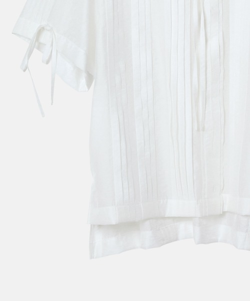 LE CIEL BLEU(ルシェルブルー)の「プリーテッドシャツ / Pleated Shirt(シャツ/ブラウス・レディース・ライトブルー/ブラック/オフホワイト/ピンク・38/36)」の13枚目の写真