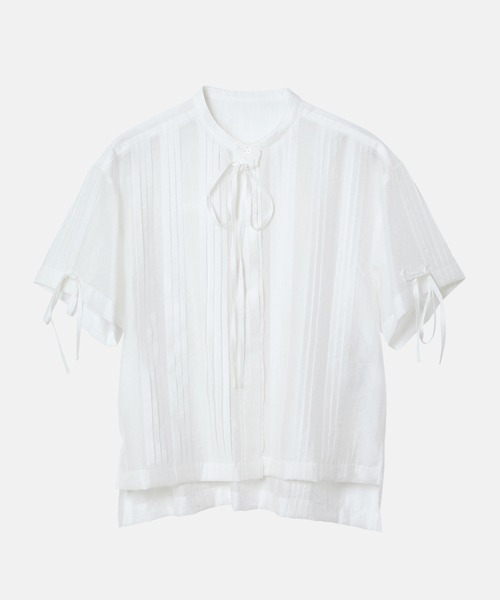 LE CIEL BLEU(ルシェルブルー)の「プリーテッドシャツ / Pleated Shirt(シャツ/ブラウス・レディース・ライトブルー/ブラック/オフホワイト/ピンク・38/36)」の11枚目の写真