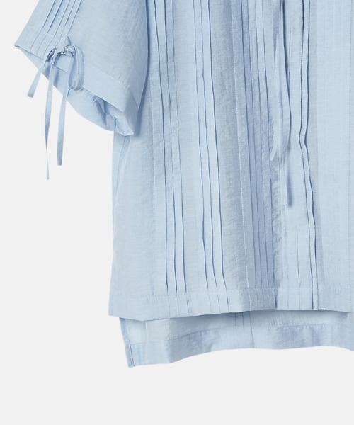LE CIEL BLEU(ルシェルブルー)の「プリーテッドシャツ / Pleated Shirt(シャツ/ブラウス・レディース・ライトブルー/ブラック/オフホワイト/ピンク・38/36)」の17枚目の写真