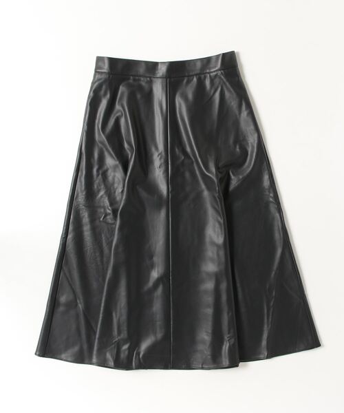 BANANA REPUBLIC FACTORY STORE（バナナリパブリック ファクトリーストア）の「BANANA REPUBLIC FACTORY STORE　　日本限定 ヴィーガンレザー Aラインミディスカート（スカート・レディース・ブラック/ブラウン・0/2/4/6/8）」の10枚目の写真