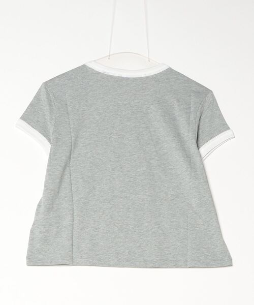 NIKE（ナイキ）の「ナイキ  NSW リンガー VNTG RU S/S NIKE（Tシャツ/カットソー・レディース・ホワイト×ブラック/グレー・M/L）」の3枚目の写真