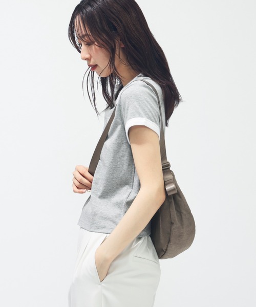 NIKE（ナイキ）の「ナイキ  NSW リンガー VNTG RU S/S NIKE（Tシャツ/カットソー・レディース・ホワイト×ブラック/グレー・M/L）」の11枚目の写真