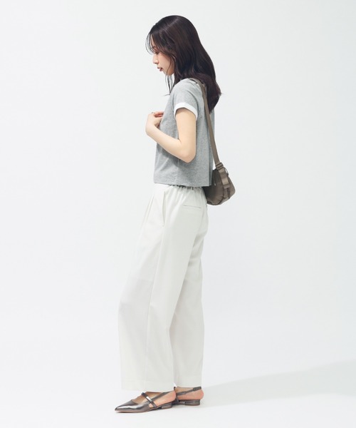 NIKE（ナイキ）の「ナイキ  NSW リンガー VNTG RU S/S NIKE（Tシャツ/カットソー・レディース・ホワイト×ブラック/グレー・M/L）」の14枚目の写真