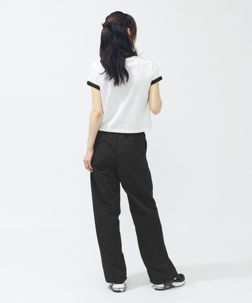 NIKE（ナイキ）の「ナイキ  NSW リンガー VNTG RU S/S NIKE（Tシャツ/カットソー・レディース・ホワイト×ブラック/グレー・M/L）」の9枚目の写真