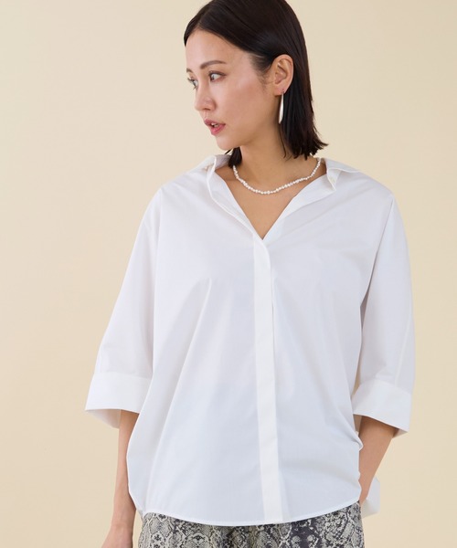 marmors マルモアブラウス 楽天市場】marmors マルモア ブラウス v neck blouse 0225101019