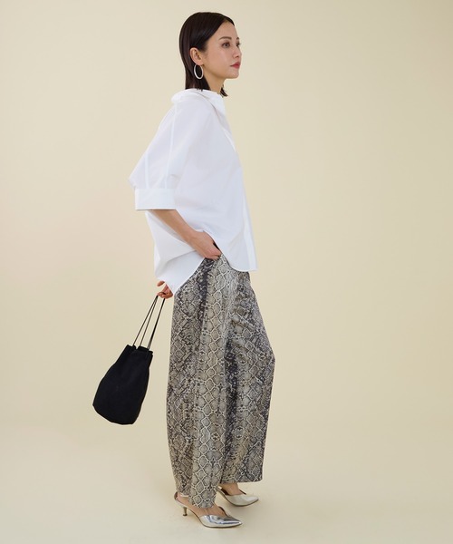 marmors(マルモア)の「【marmors】dolman sleeve shirt(シャツ/ブラウス・レディース・ホワイト/チャコールグレー/ブルー・36)」の6枚目の写真