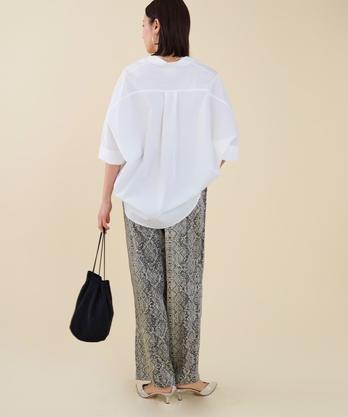 marmors(マルモア)の「【marmors】dolman sleeve shirt(シャツ/ブラウス・レディース・ホワイト/チャコールグレー/ブルー・36)」の8枚目の写真