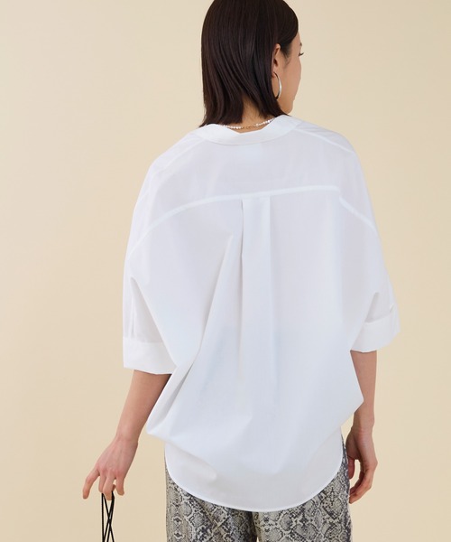 marmors(マルモア)の「【marmors】dolman sleeve shirt(シャツ/ブラウス・レディース・ホワイト/チャコールグレー/ブルー・36)」の9枚目の写真