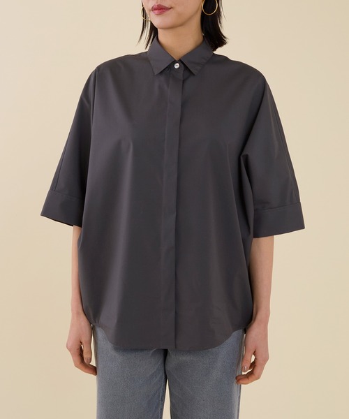 marmors(マルモア)の「【marmors】dolman sleeve shirt(シャツ/ブラウス・レディース・ホワイト/チャコールグレー/ブルー・36)」の17枚目の写真