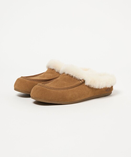 UGG（アグ）の「【国内EXCLUSIVE】＜UGG＞アンスレー ミュール サンダル（スリッポン・レディース・ブラウン・7/6/5/8）」の6枚目の写真