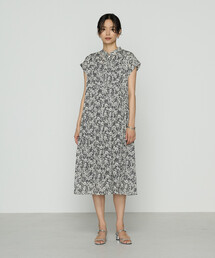 K.T KIYOKO TAKASE | キュプラコットンフラワープリント ドレス(ワンピース)