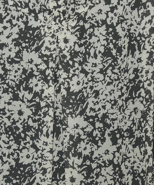 K.T KIYOKO TAKASE（キヨコタカセ）の「キュプラコットンフラワープリント ドレス（ワンピース・レディース・ネイビー/チャコール・9号/7号）」の18枚目の写真