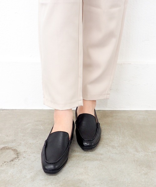 cava cava（サヴァサヴァ）の「モカシンシューズ　1320687（スリッポン・レディース・ブラック/グレイッシュベージュ・22.5cm/23cm/23.5cm/24cm/24.5cm）」の15枚目の写真