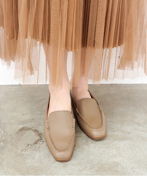 cava cava（サヴァサヴァ）の「モカシンシューズ　1320687（スリッポン・レディース・ブラック/グレイッシュベージュ・22.5cm/23cm/23.5cm/24cm/24.5cm）」の8枚目の写真