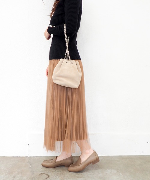 cava cava（サヴァサヴァ）の「モカシンシューズ　1320687（スリッポン・レディース・ブラック/グレイッシュベージュ・22.5cm/23cm/23.5cm/24cm/24.5cm）」の5枚目の写真