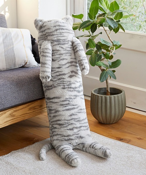まるで猫！のようなモフモフ抱き枕【猫Feel】（クッション/クッション