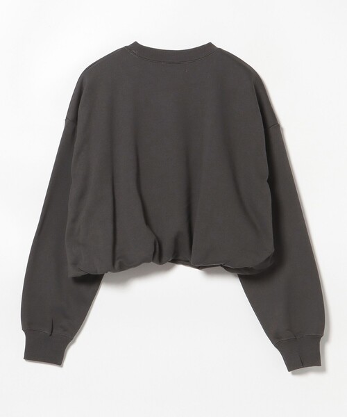 BEAMS HEART（ビームスハート）の「バルーン クロップド スウェット（Tシャツ/カットソー・レディース・チャコールグレー/ピンク/イエロー・FREE）」の13枚目の写真