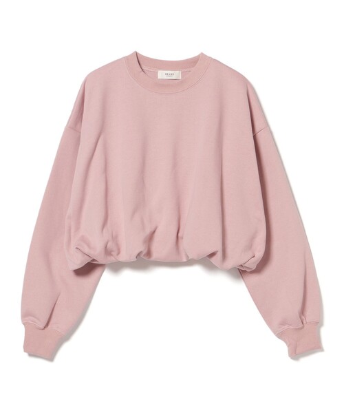 BEAMS HEART（ビームスハート）の「バルーン クロップド スウェット（Tシャツ/カットソー・レディース・チャコールグレー/ピンク/イエロー・FREE）」の15枚目の写真
